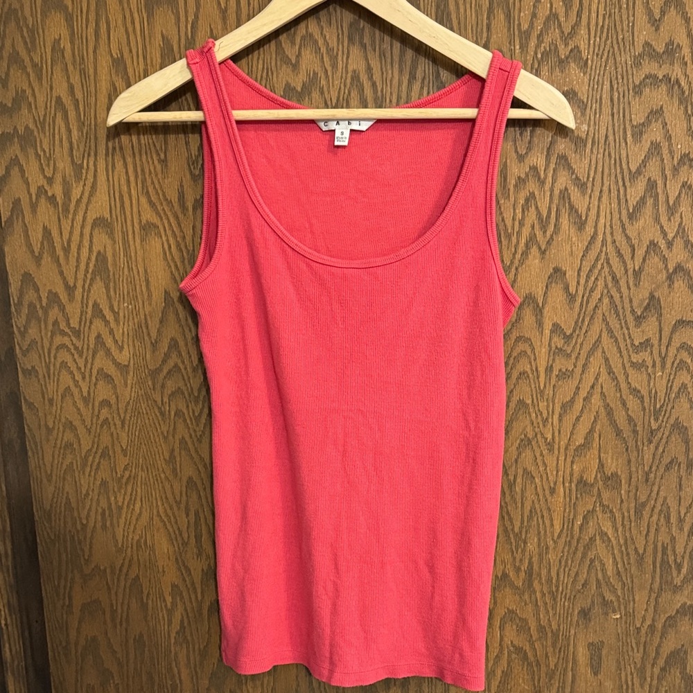 CAbi Coral Ribbed Knit Top‎